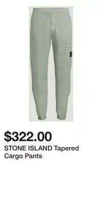 Holt Renfrew STONE ISLAND Tapered Cargo Pants offer