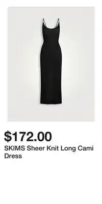 Holt Renfrew SKIMS Sheer Knit Long Cami Dress offer