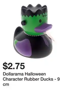 Dollarama Dollarama Halloween Character Rubber Ducks - 9 cm offer
