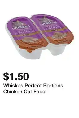 Dollarama Whiskas Perfect Portions Chicken Cat Food offer