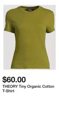 Holt Renfrew THEORY Tiny Organic Cotton T-Shirt offer