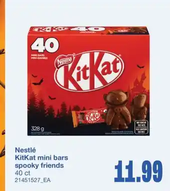 Wholesale Club MINI BARS SPOOKY FRIENDS, 40CT offer
