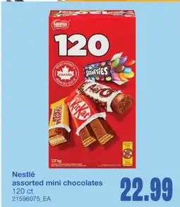 Wholesale Club ASSORTED MINI CHOCOLATES, 120 CT offer