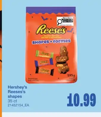 Wholesale Club REESES'S SHAPES 35CT offer