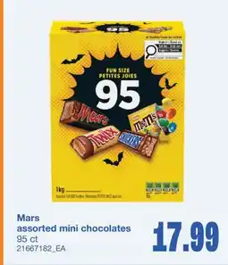 Wholesale Club ASSORTED MINI CHOCOLATES, 95CT offer