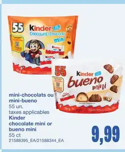 Wholesale Club MINI-CHOCOLATS OU MINI-BUENO 55 UN offer