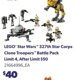 Real Canadian Superstore LEGO Star Wars 327th Star Corps Clone Troopers offer