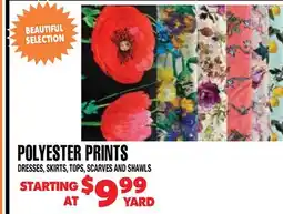 Len's Mill Stores POLYESTER PRINTS offer
