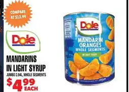 Len's Mill Stores DOLE MANDARINS IN LIGHT SYRUP offer