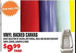 Len's Mill Stores VINYL BACKED CANVAS offer