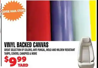 Len's Mill Stores VINYL BACKED CANVAS offer