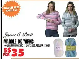 Len's Mill Stores MARBLE DK YARNS offer