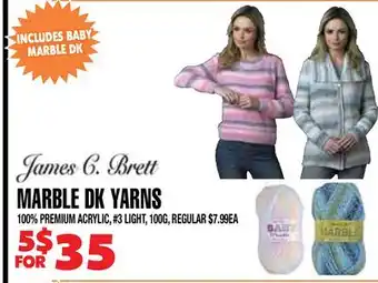 Len's Mill Stores MARBLE DK YARNS offer