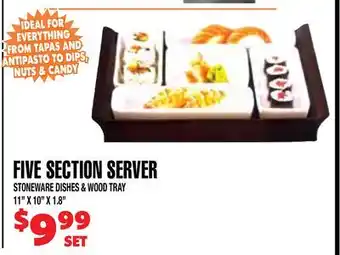 Len's Mill Stores FIVE SECTION SERVER offer
