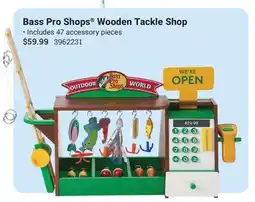 Cabela's Bass Pro Shops Wooden Tackle Shop offer