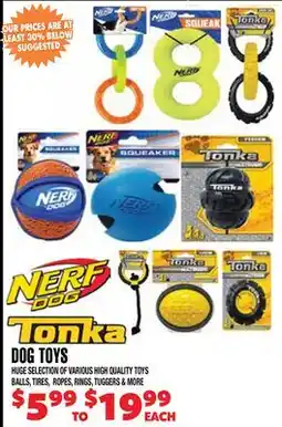 Len's Mill Stores DOG TOYS offer