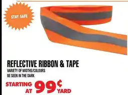 Len's Mill Stores REFLECTIVE RIBBON & TAPE offer