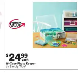 Michaels 16-Case Photo Keeper by Simply Tidy offer