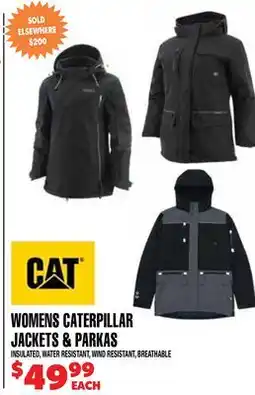 Len's Mill Stores CAT WOMENS CATERPILLAR JACKETS & PARKAS offer