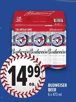 Metro BUDWEISER BEER offer
