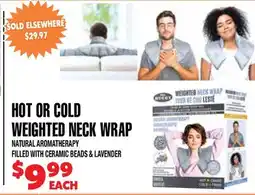 Len's Mill Stores HOT OR COLD WEIGHTED NECK WRAP offer