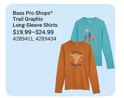 Cabela's Bass Pro Shops Trail Graphic Long-Sleeve Shirts offer