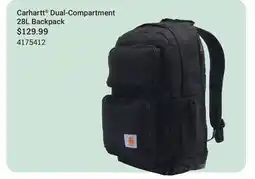 Cabela's Carhartt Dual-Compartment 28L Backpack offer