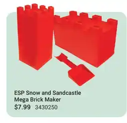 Cabela's ESP Snow and Sandcastle Mega Brick Maker offer