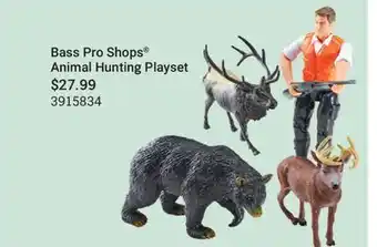 Cabela's Bass Pro Shops Animal Hunting Playset offer