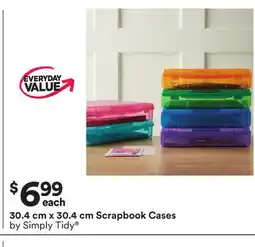 Michaels 30.4 cm x 30.4 cm Scrapbook Cases by Simply Tidy offer