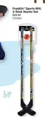 Cabela's Franklin Sports NHL 2-Stick Starter Set offer