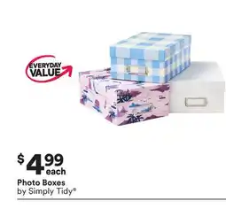 Michaels Photo Boxes by Simply Tidy offer