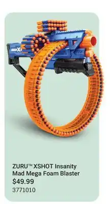 Cabela's ZURU XSHOT Insanity Mad Mega Foam Blaster offer