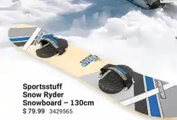 Cabela's Sportsstuff Snow Ryder Snowboard 130cm offer