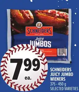 Metro SCHNEIDERS JUICY JUMBO WIENERS offer
