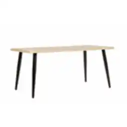 Staples Gry Mattr 65W Live Edge Desk - White Oak offer