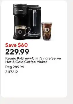 Staples Keurig K-Brew+Chill Single Serve Hot & Cold Coffee Maker offer