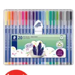 Staples Staedtler Triplus Broadliner Pens Assorted 20 pk offer