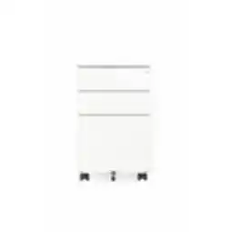 Staples Gry Mattr 3-Drawer Cabinet White offer