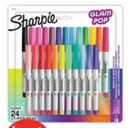 Staples Sharpie Permanent Markers Ultra Fine Assorted 24 pk offer