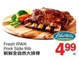 T&T Supermarket FRESH RWA PORK SIDE RIB offer