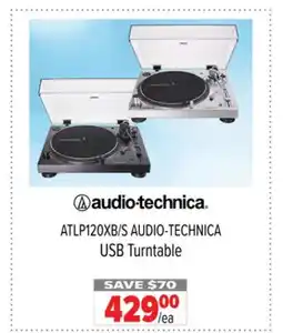 2001 Audio Video ATLP120XB AUDIO-TECHNICA S AUDIO-TECHNICA USB Turntable offer