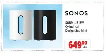 2001 Audio Video SUBM1US1BW Cylindrical Design Sub Mini offer