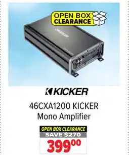 2001 Audio Video 46CXA1200 KICKER KICKER Mono Amplifier offer