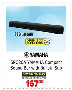 2001 Audio Video SRC20A YAMAHA Compact Sound Bar with Built-in Sub offer