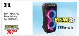 2001 Audio Video PARTYBOX710 JBL Portable Party Box 800 Watts offer