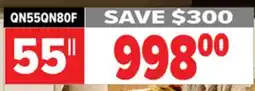 2001 Audio Video QN55QN80F 55 SAMSUNG Neo qled 4k offer
