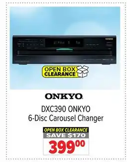 2001 Audio Video DXC390 ONKYO 6-Disc Carousel Changer offer