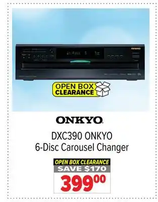 2001 Audio Video DXC390 ONKYO 6-Disc Carousel Changer offer