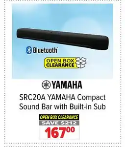 2001 Audio Video SRC20A YAMAHA Compact Sound Bar with Built-in offer